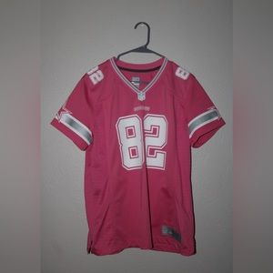 Pink out written jersey dallas cowboys
